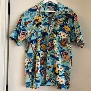 High Surf Hawaiian Button Down Shirt